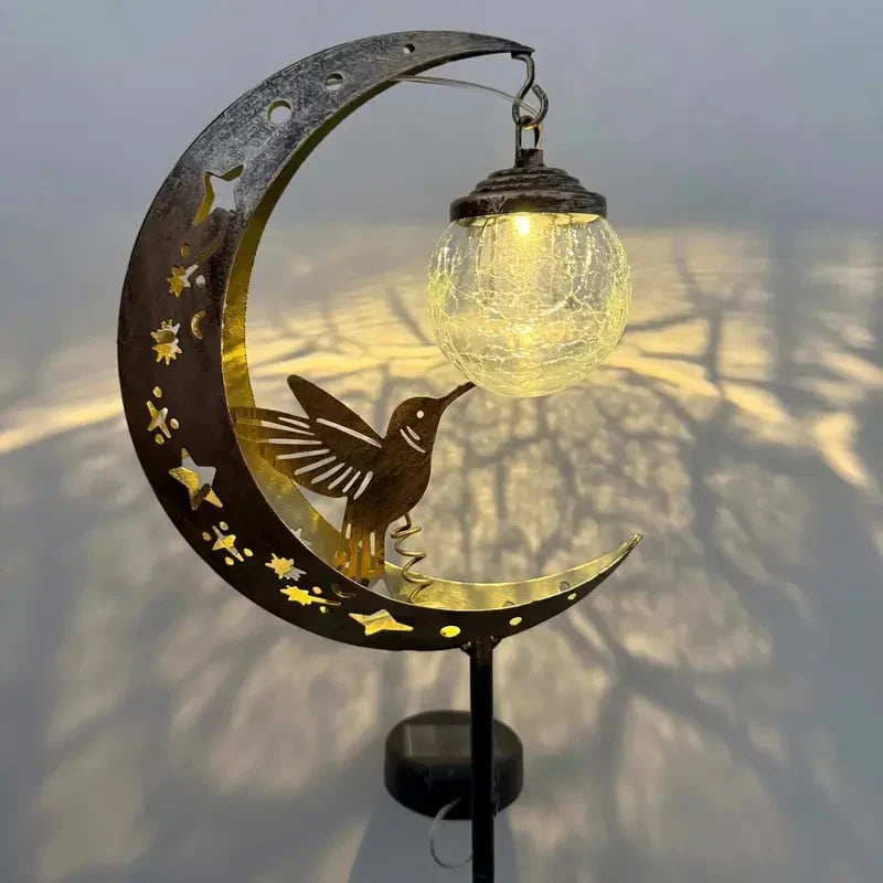 Ledsen™ SolarBird: Solcelledrevet Halvmåne Fugle Solar Lampe