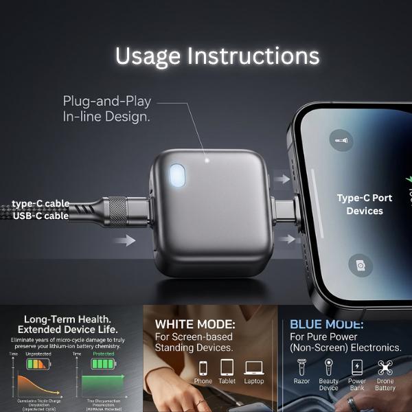 ChargerSeparator 1+1 GRATIS: Smart Automatisk Slukning Hurtig Opladningsseparator