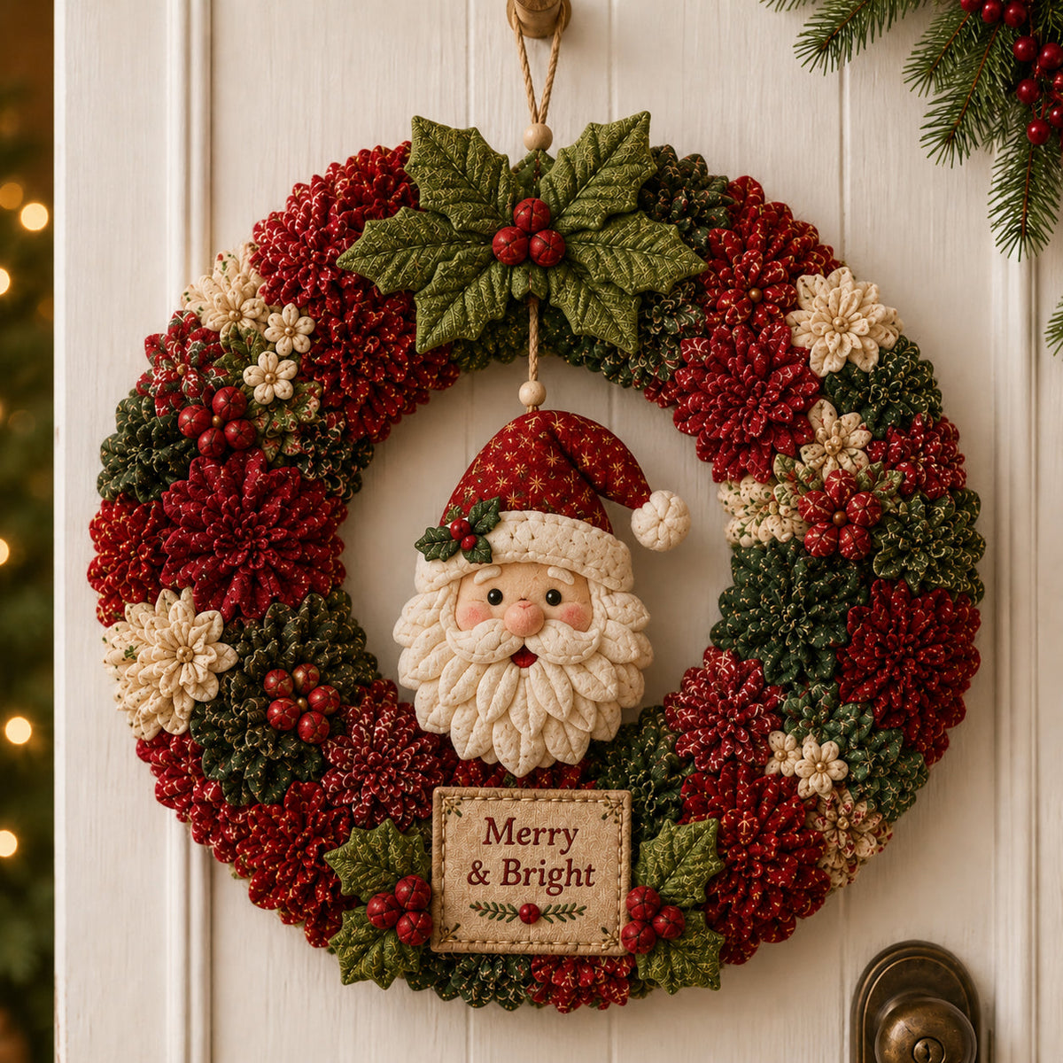DIYWreath - Lav Det Selv Poke Craft Art Krans Jul Holiday Dekor