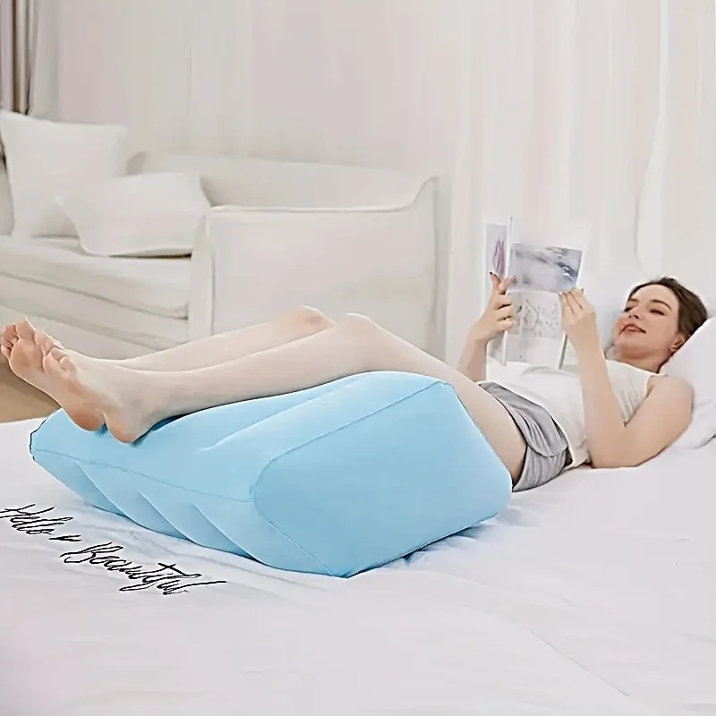 ElevationPillow: Oppustelig Benstøtte Komfortabel Elevation Pude