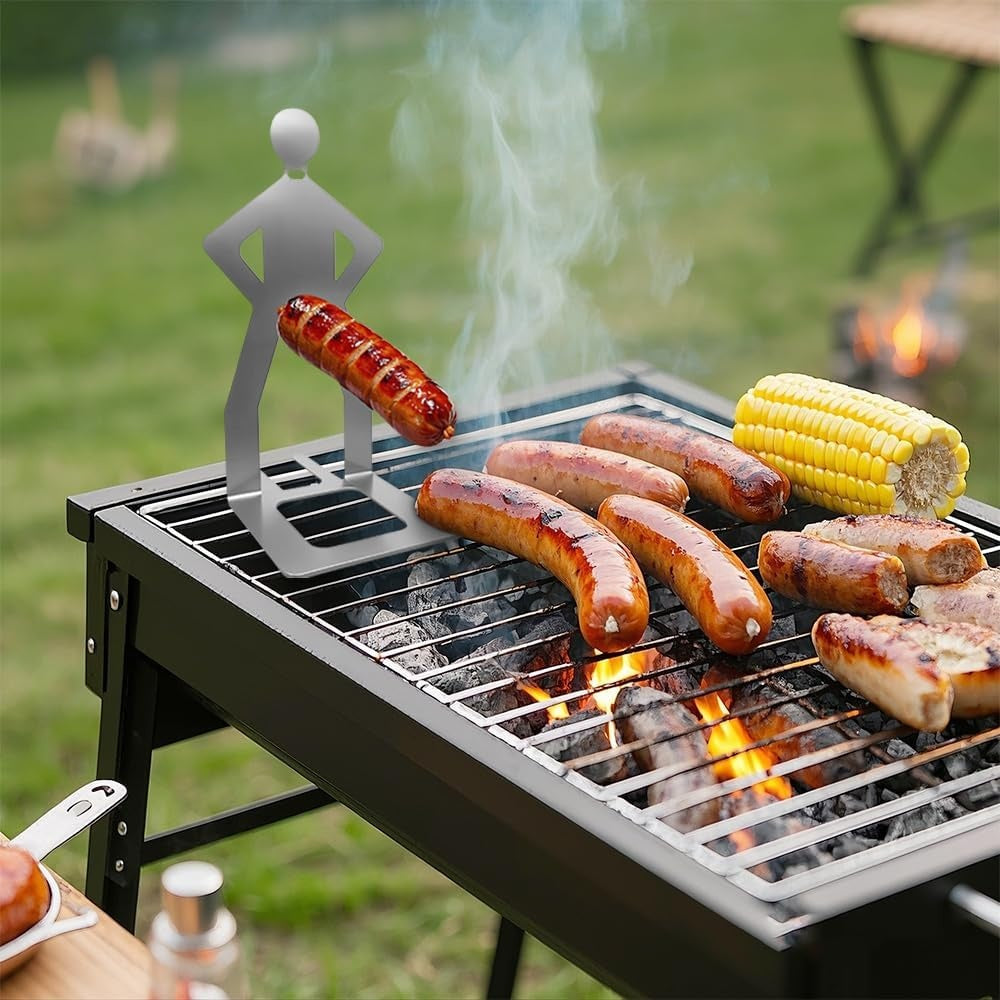 Globetrek° HotdogHolder 2+2 GRATIS: Sjov BBQ, Hotdog Og Pølse Grill Holder
