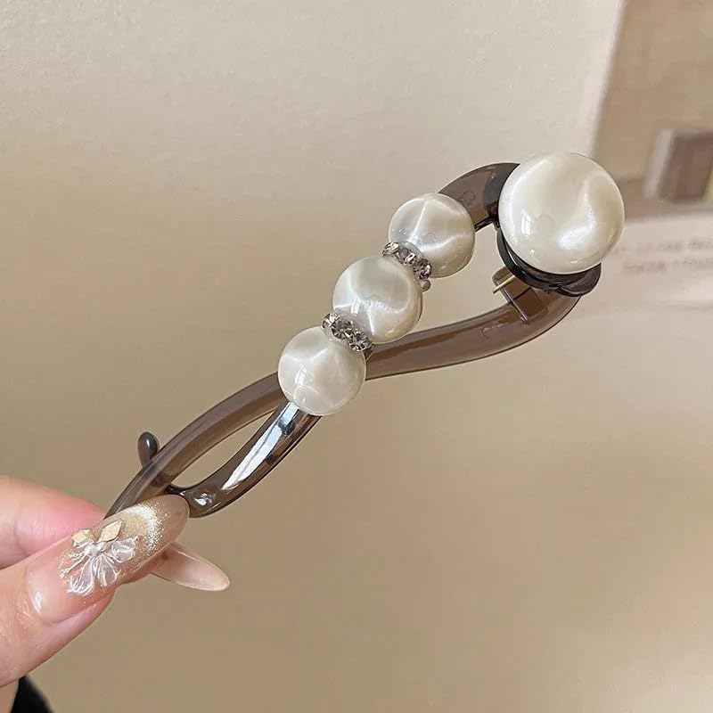 Rose® HairClip - Alsidig Elegant Perle Twist Hårdesign Klipsæt