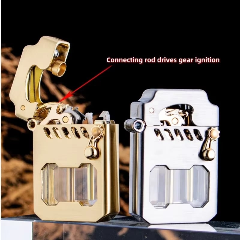 PowerLighter - Kraftig, Moderne Design, Vindfast Metal Lighter