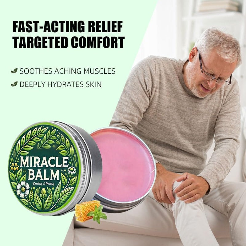 MiracleBalm™ 1+1 GRATIS: Multi-Formål Beroligende Hurtigvirkende Lindrende Miracle Balm