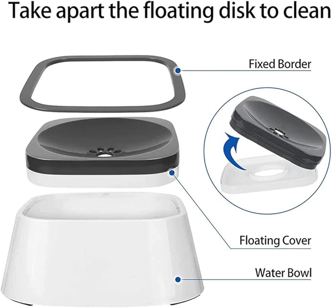 DogFri™ PetWater: Nej Plask Kæledyr Vand Dispenser