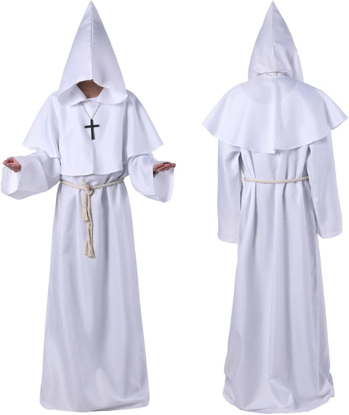 Icone™ MonkCostume - Halloween Middelalder Munk Præst Kappe Kostume
