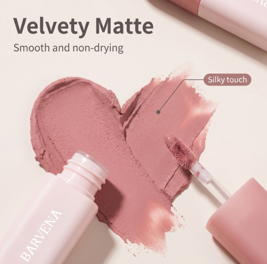 Hurtigtørrende mat lipglaze, smitter ikke af
