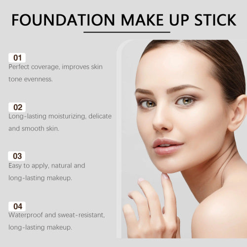 Foundation-stick, lys hvid eller natur