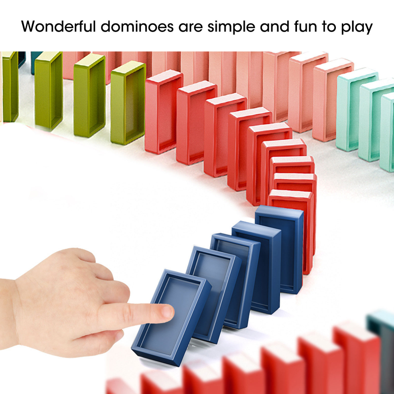 Kletshuts™ DominoTrain - Automatisk Domino Lægning Tog Sæt