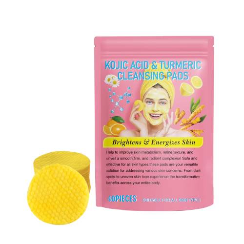 Gurkemeje kojisyre rensepads med C-vitamin