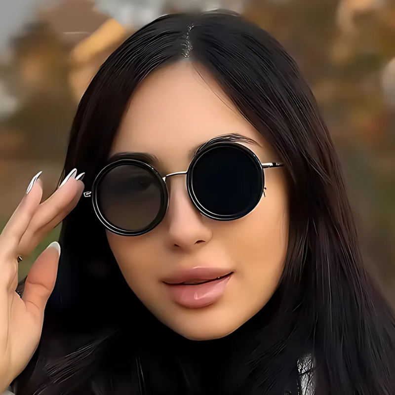 AdjustableSunglass: Fra Klart Lys Til Svagt Lys Justerbar Dæmpningssolbrille Med Etui