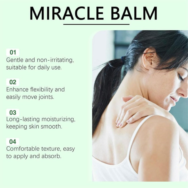 MiracleBalm™ 1+1 GRATIS: Multi-Formål Beroligende Hurtigvirkende Lindrende Miracle Balm