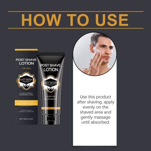 Fugtgivende aftershave-lotion