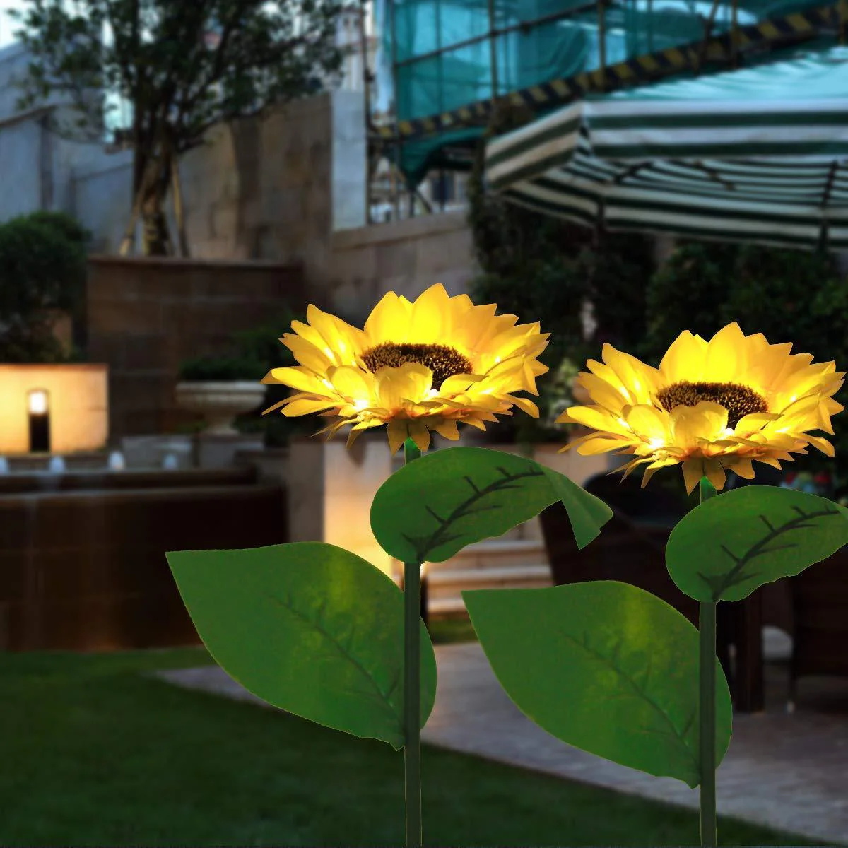 Ledsen™ SolarSunflower: Elegant Smart Solenergi Solsikke