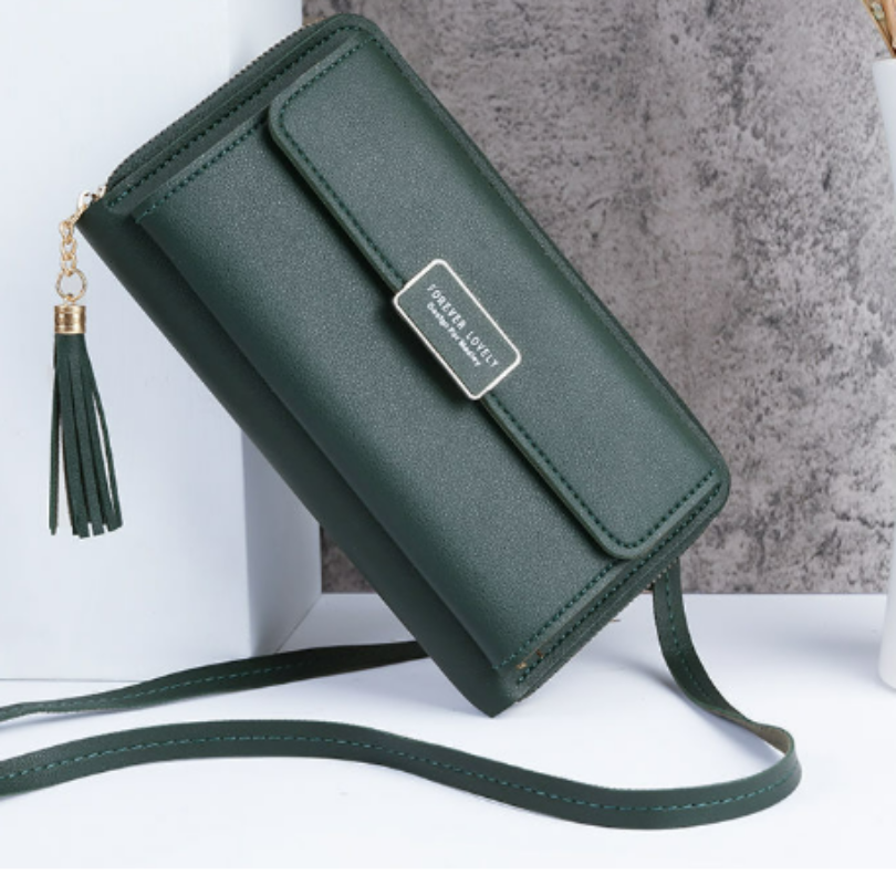 Icone™ WalletBag: Konvertibel Stor Tegnebog Slynge Taske