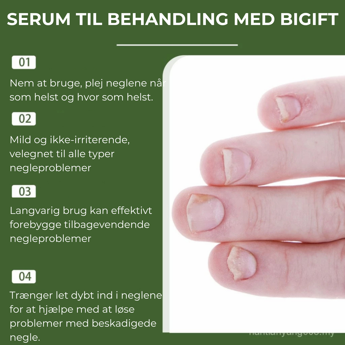 Negleskjold™ kosmetisk negleserum