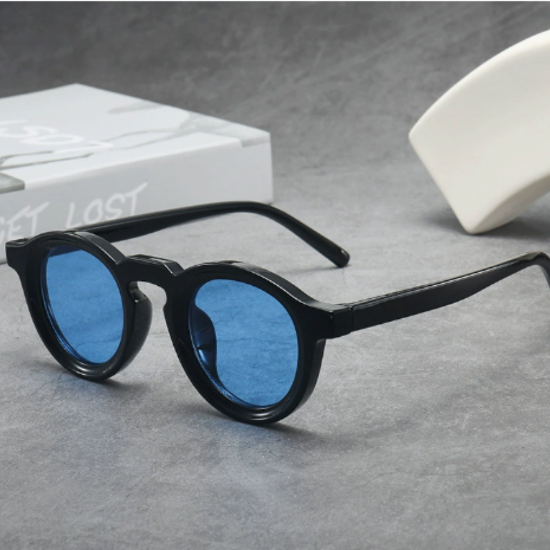 RetroSunglasses 1+1 GRATIS - Vintage Rund Ramme Retro Solbriller