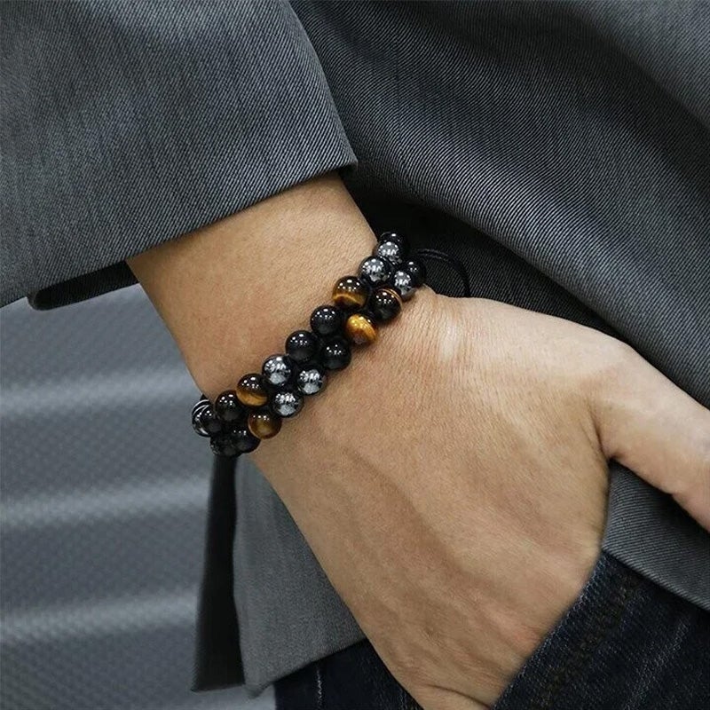 Jewelance™  ProtectionBracelet 1+1 GRATIS: Dobbelt Lag Tiger's Øje Beskyttelse Armbånd