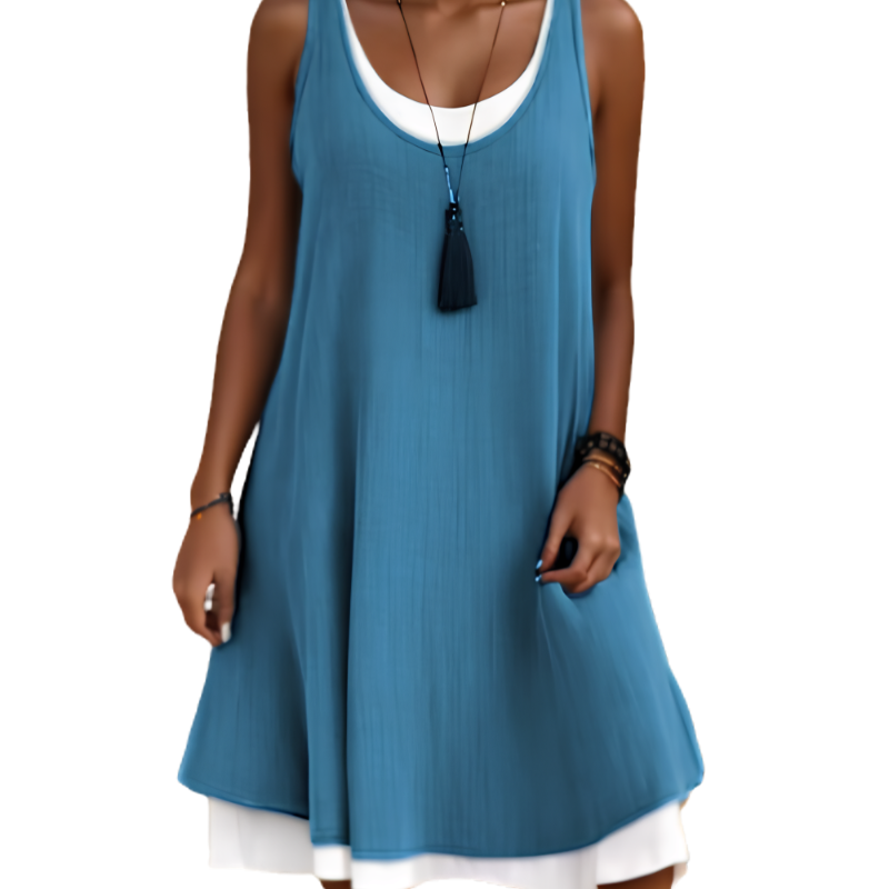 Icone™ EverydayDress - Løs Pasform To-Lags Design Hverdagskjole