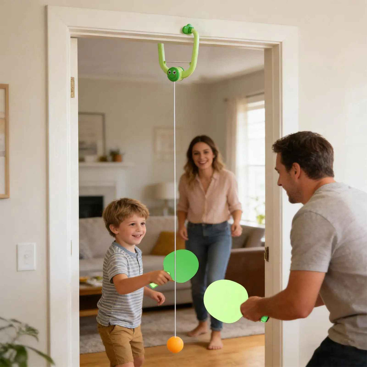 Kletshuts™ DoorPong: Universelt Pladsbesparende Bordtennis Dør Pong Sæt