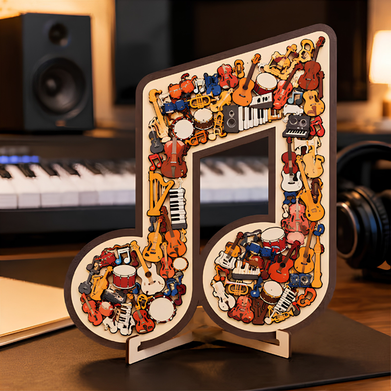 MusicalPuzzle: Kreativ Musiknote Puslespil Til Afslappende Sjov
