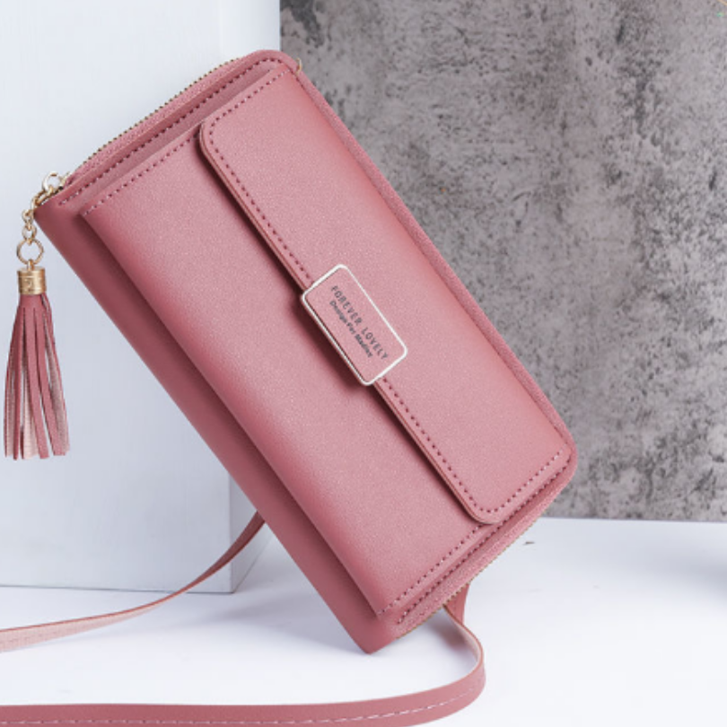 Icone™ WalletBag: Konvertibel Stor Tegnebog Slynge Taske