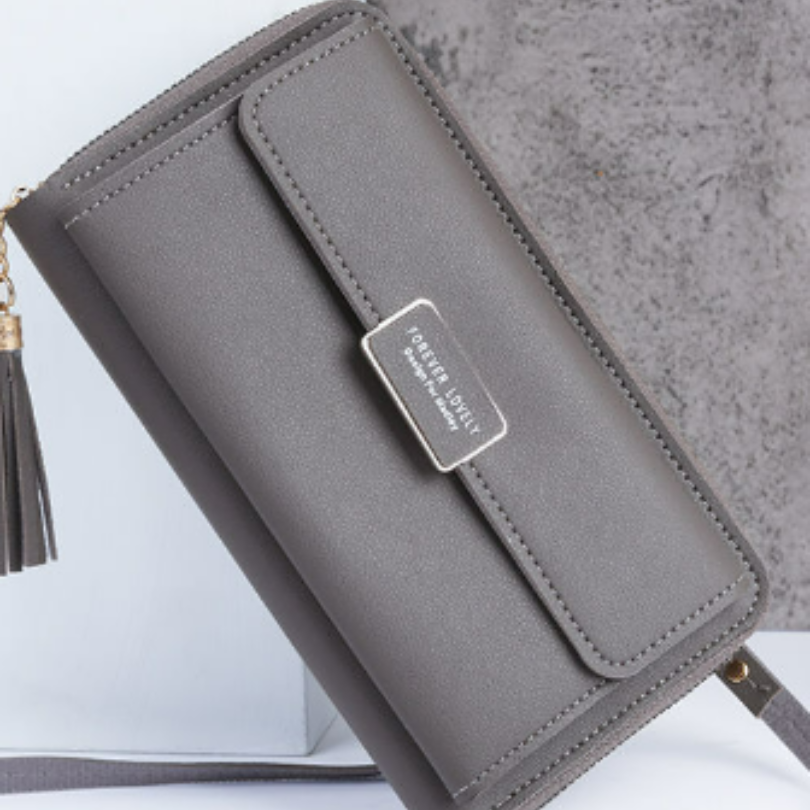 Icone™ WalletBag: Konvertibel Stor Tegnebog Slynge Taske