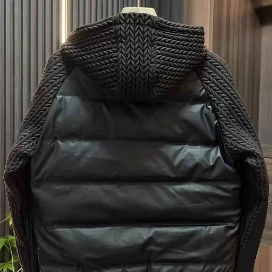Icone™ WindbreakerJacket: Herre Hætte Polstret Vindjakke Jakke