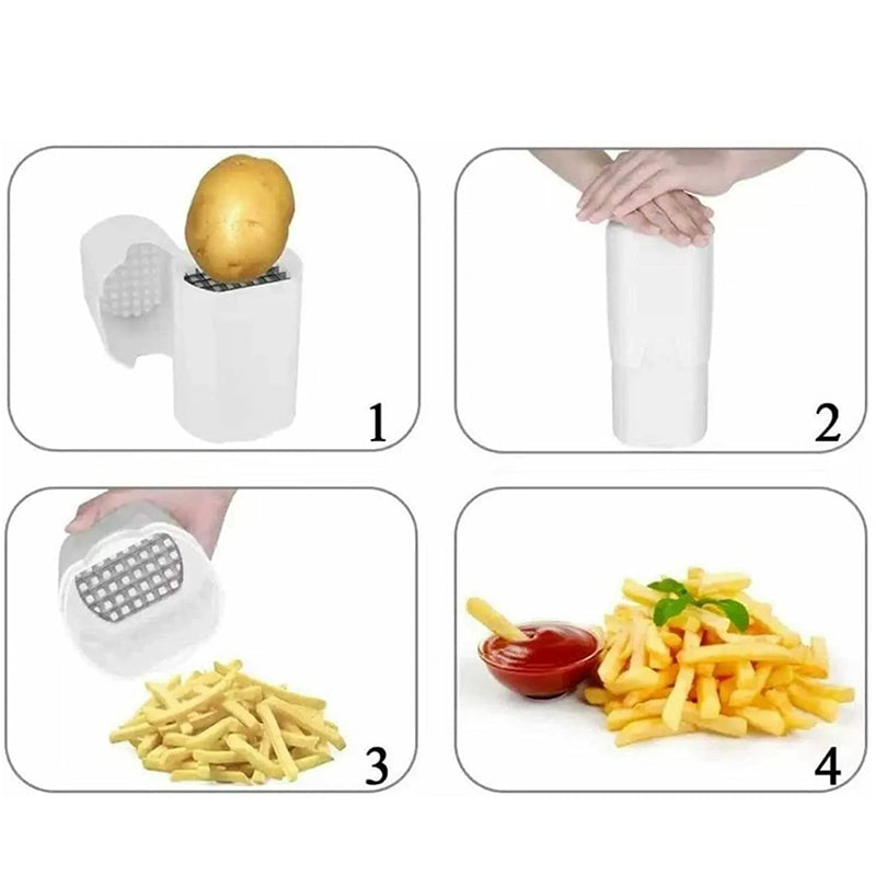 Globetrek° VeggieChopper: Rustfrit Stål Frugt- Og Grøntsags Multihakker