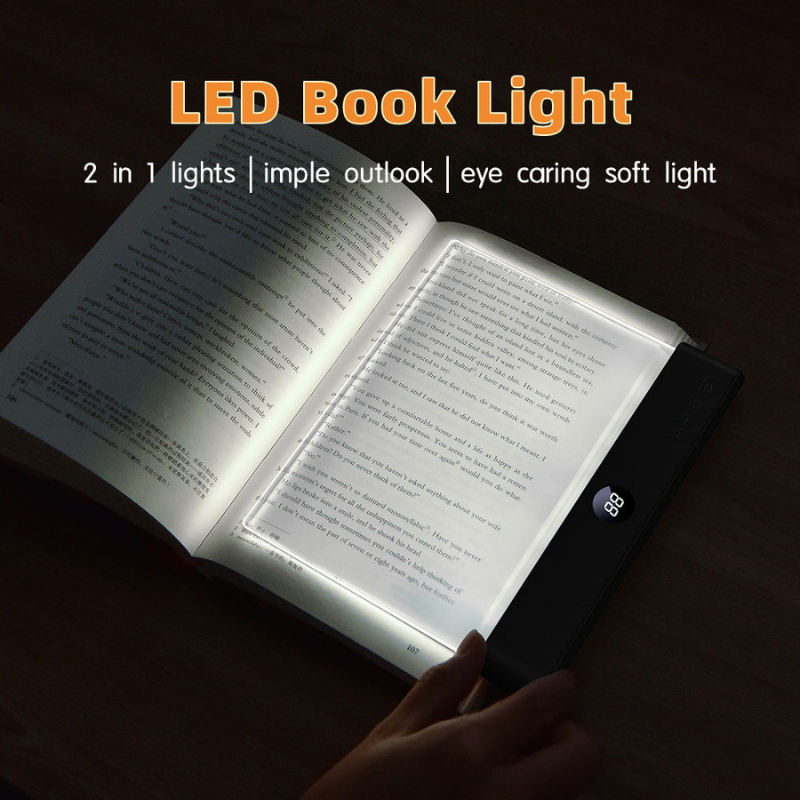 Ledsen™ ReadingLight: Genopladeligt Bærbart LED Nat Bog Læsning Lys