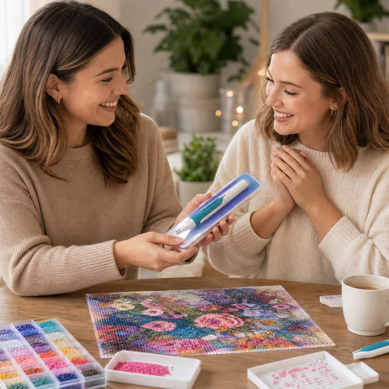 BeadPen 1+1 GRATIS - Automatisk Diamant Maleri Perle Dispenser Pen