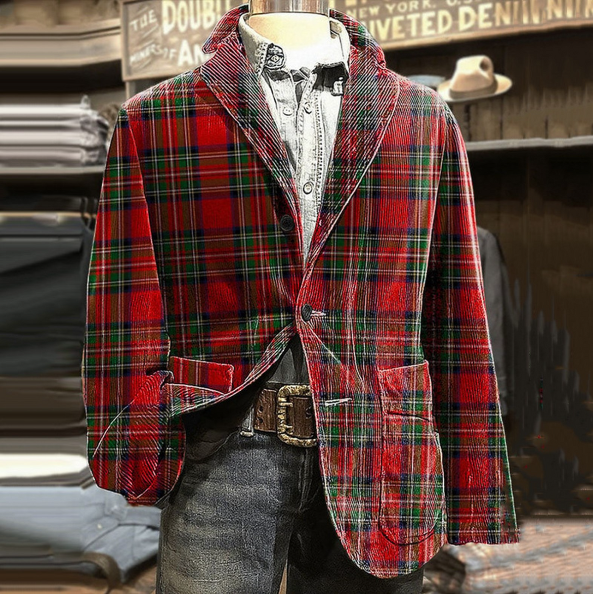 Icone™ VintageJacket: Stilfuld Herre Casual Klassisk Vintage Jakke