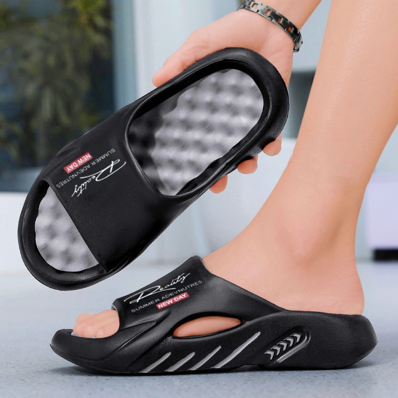 Happy™ CloudSlippers: Komfortable Skridsikre Skybløde Slippers Til Mænd