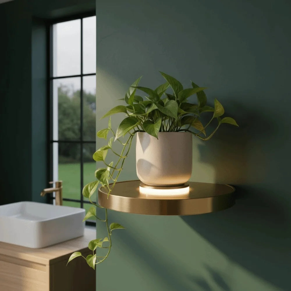 Ledsen™ LightShelf: Elegant Og Moderne Indretning Flydende Væghylde LED Lys