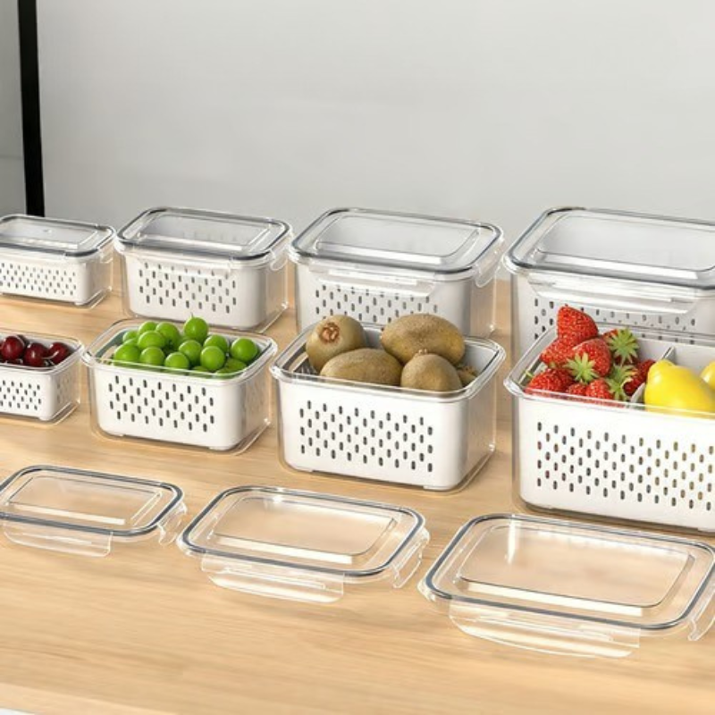 Globetrek° FoodStorage: Stabelbare Tætsluttende Fødevarebeholdere