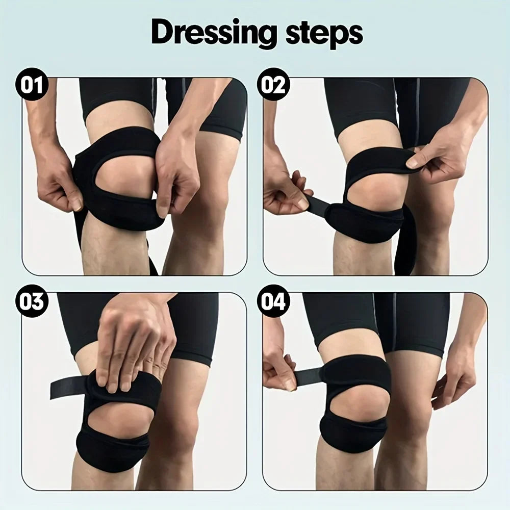Icone™ KneeBrace 1+1 GRATIS: Justerbar Knæ Strop Velcro Støtte Og Beskytter Bøjle