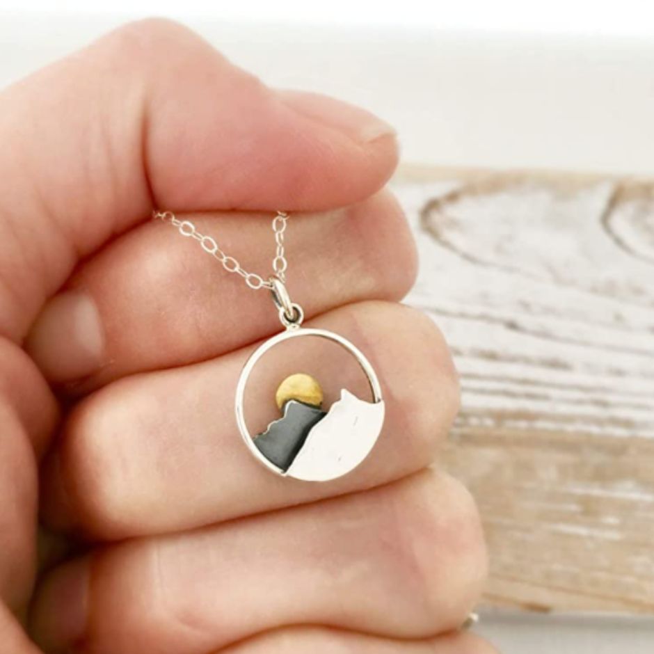 Jewelance™ MountainNecklace 1+1 GRATIS: Mode Klassisk Bjerg Vedhæng Halskæde