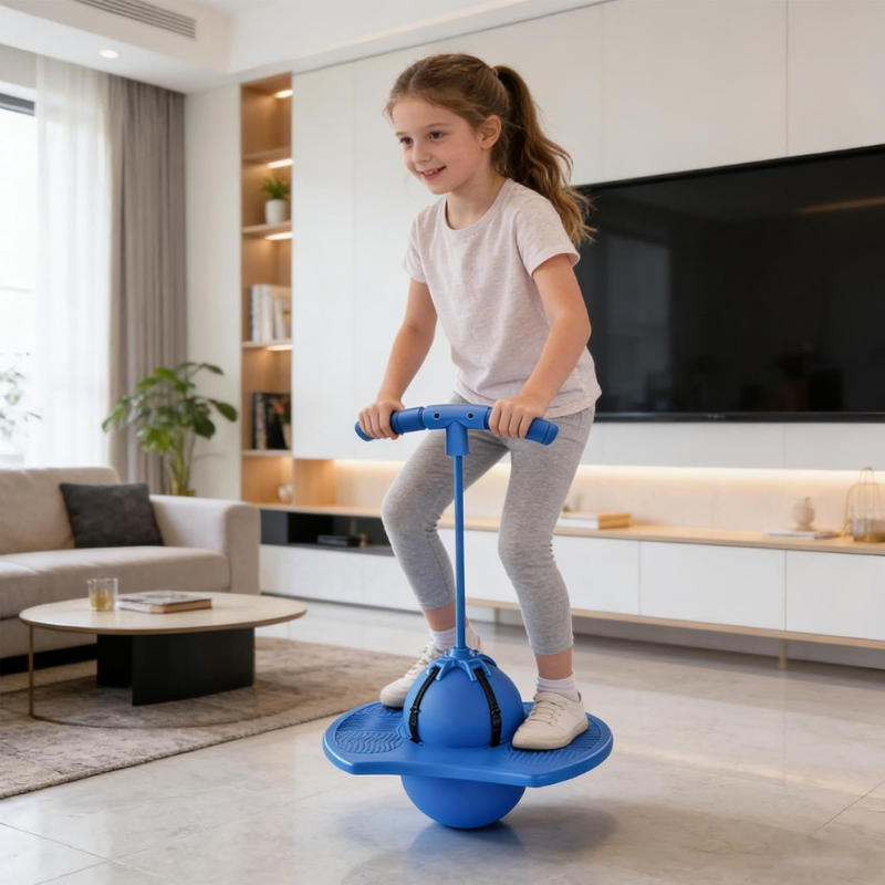 Kletshuts™ PogoBall - Balance Hoppe Pogobold Med Håndtag