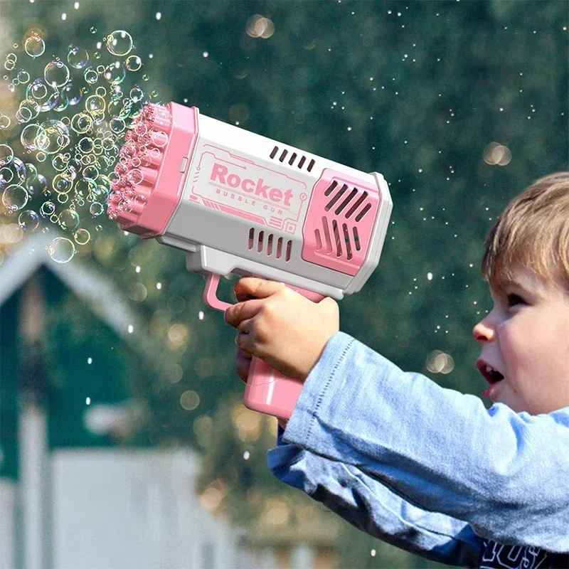 Kletshuts™ BubbleGun – Automatisk Sæbe Raket Boble Pistol Blæser Legetøj
