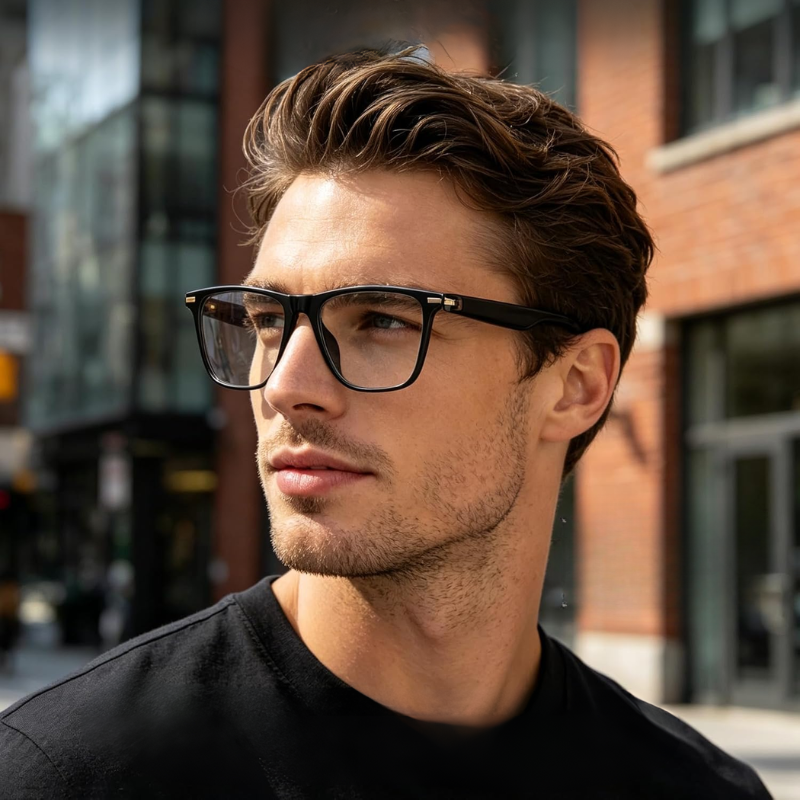 SmartGlasses™ - Multifunktionelle Smarte Livsstilsbærbare Audio- og Oversættelsesbriller
