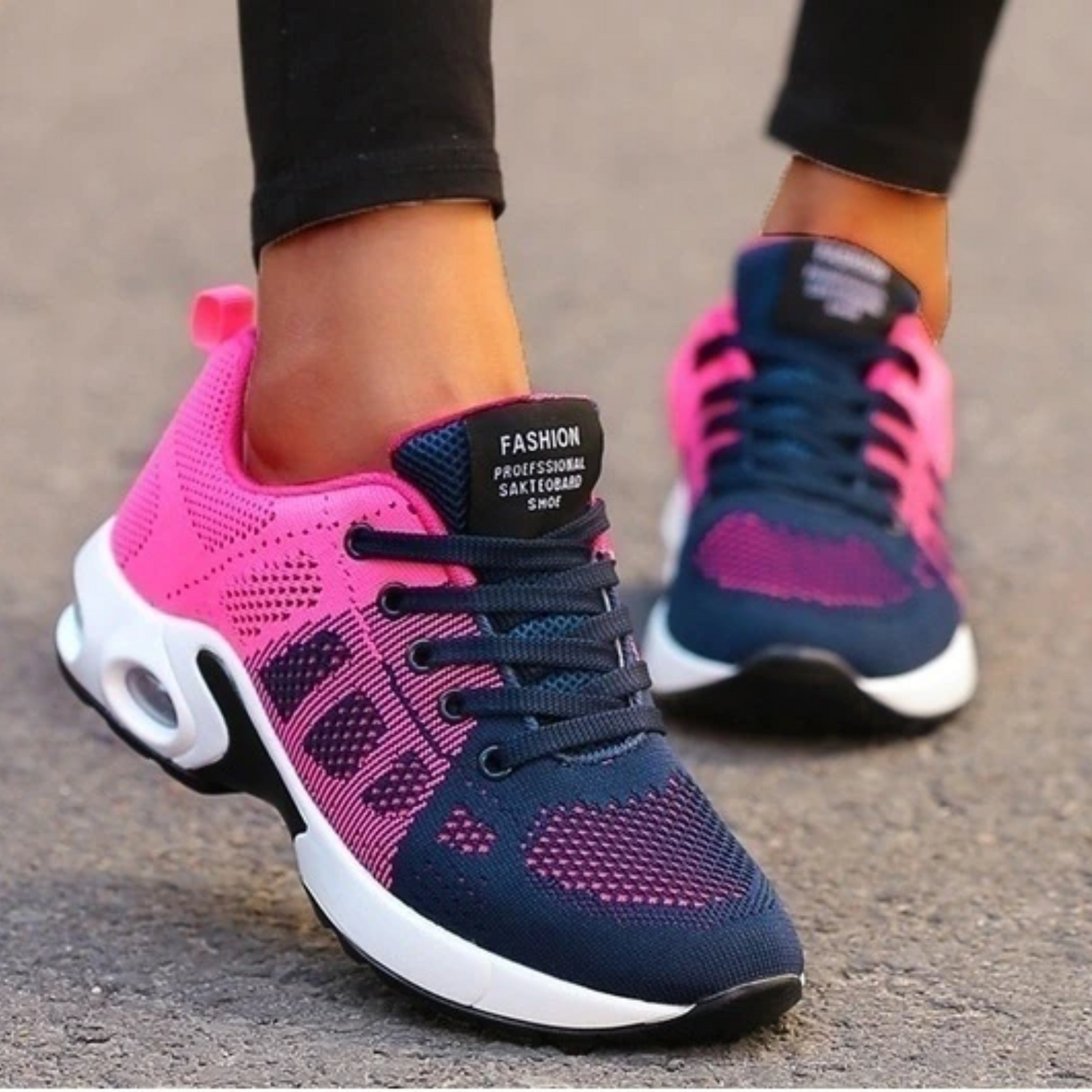 Yrsa sneakers med luftpolstret sål – produktbillede 8