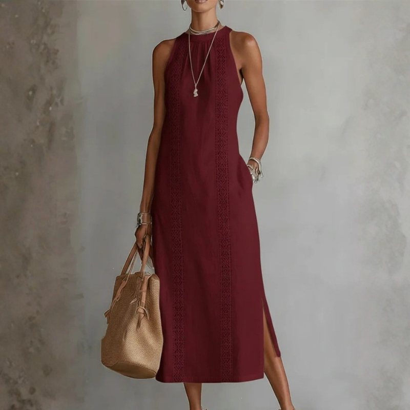 Icone™ HalterDress - Elegant Casual Komfortabel Fit Mode Halter Midi Kjole
