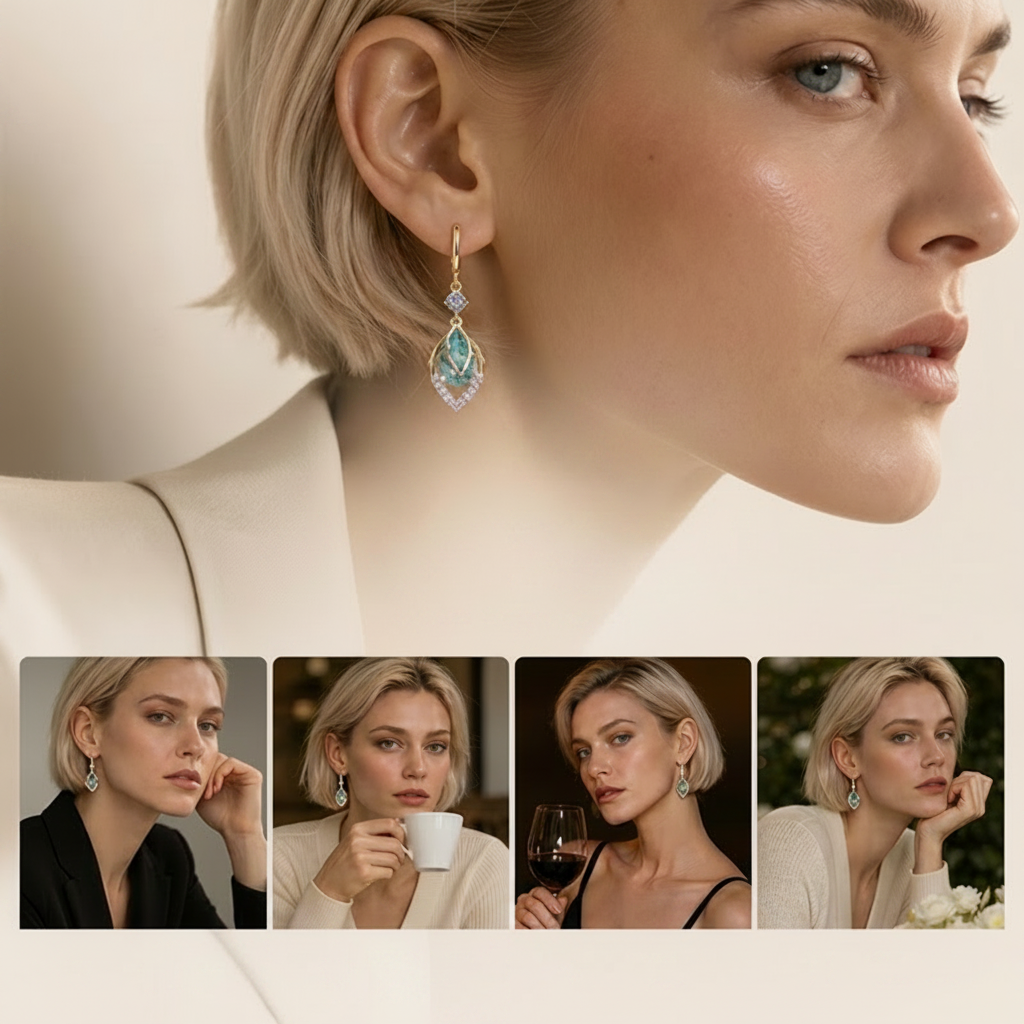 Jewelance™  HoopEarrings 1+1 GRATIS: Elegant Kvinders Hoop Øreringe Mode Smykker