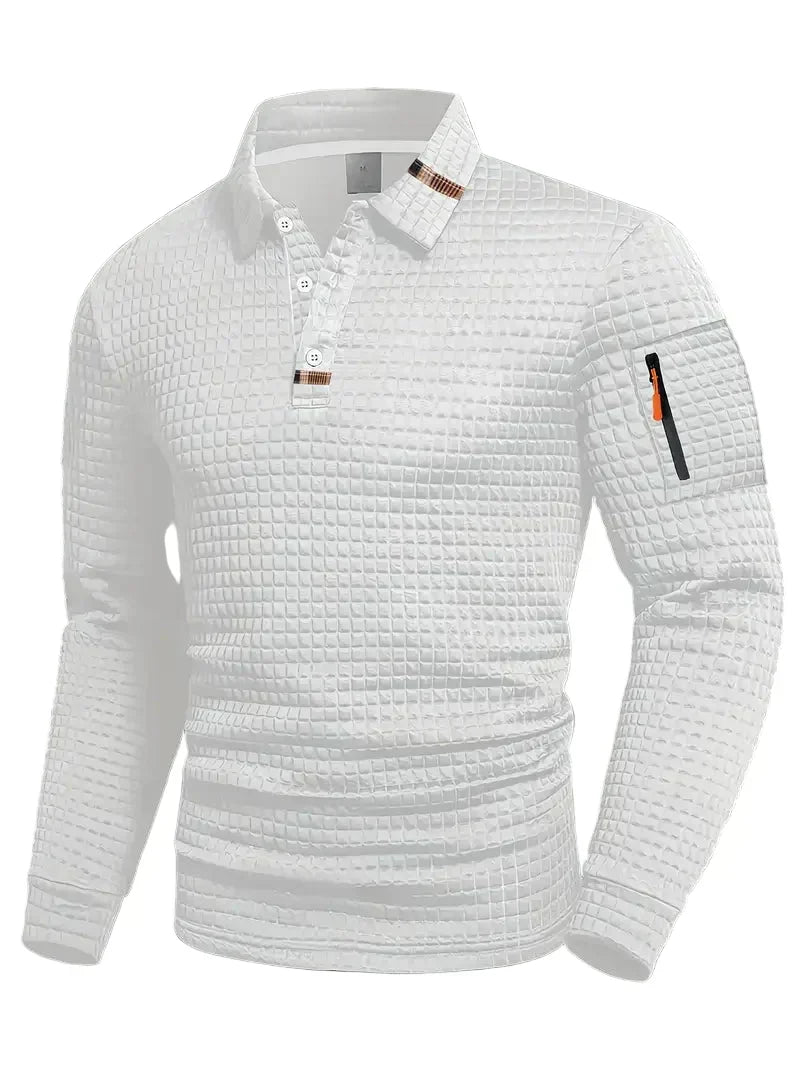 Icone™ CasualPolo - Alsidig Komfortabel Langærmet Uformel Polo