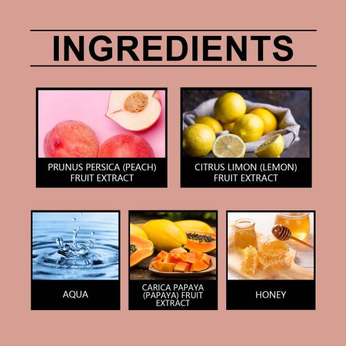 Citron og papaya bodyscrub