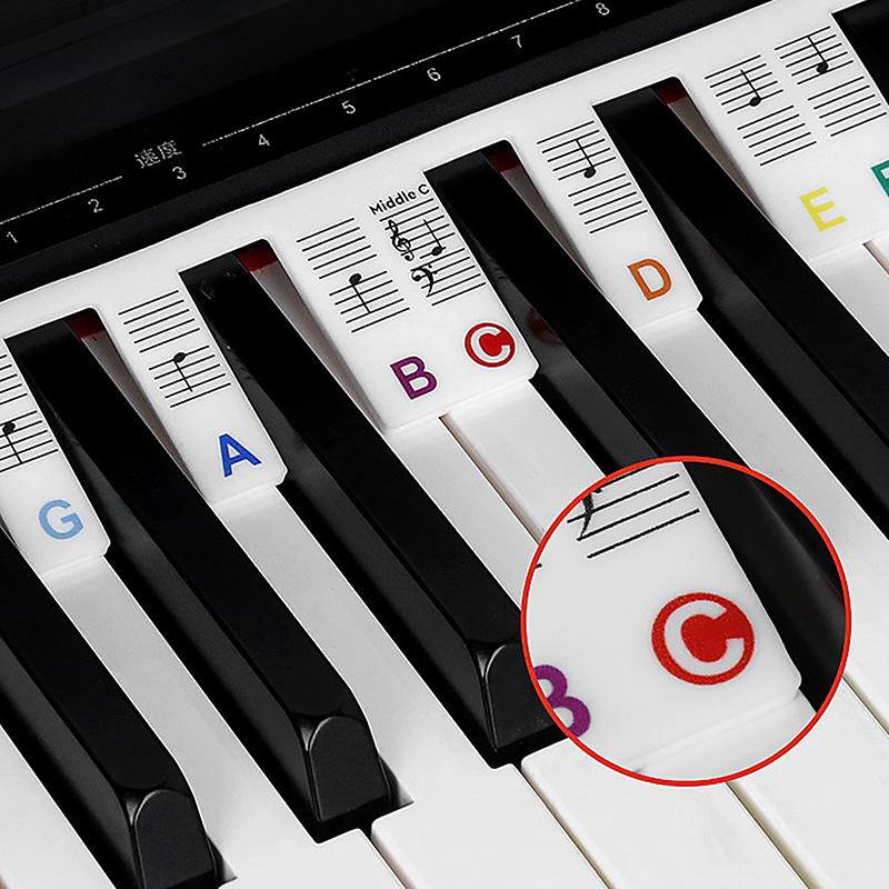 KeyboardLabel - Aftagelig Klaver og Tastatur Silikone Etiket