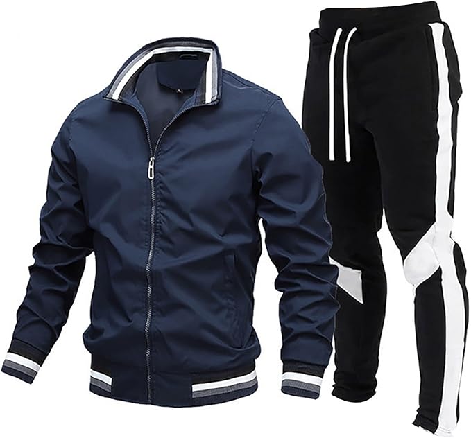 Icone™ TrackSuit: Lynlås Stå op Op Krave Fitness Sæt