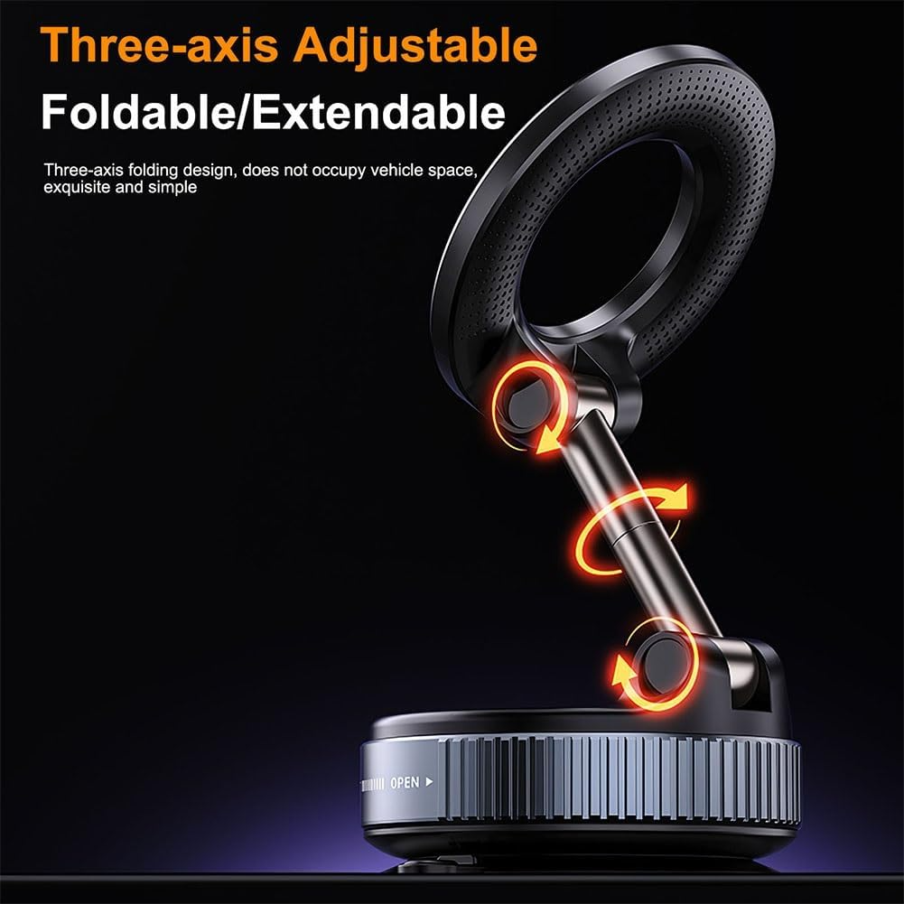 Holder360° MagneticMount 1+1 GRATIS: Roterbar Foldbar Justerbar Universel Telefon Magnetisk Holder