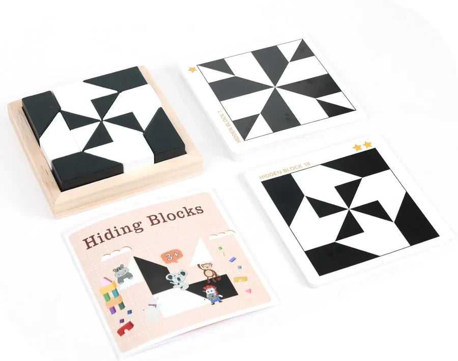 Kletshuts™ BlockPuzzle: Kreativ Interaktiv Hjerneopbyggende Blokpuzzle Legetøj
