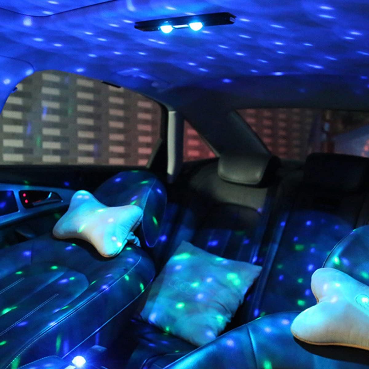 Ledsen™ GlowLights: Ambient Bilinteriør Projektor Glød Lygter